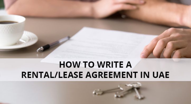 How to Write a Rental/Lease Agreement in UAE