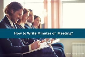 Minutes Of Meeting Format 